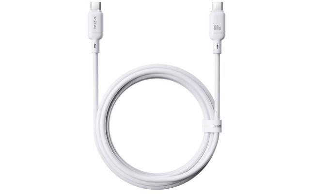 Baseus Silky Series Fast Charging Cable Type-C to Type-C 100W 1M - White